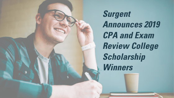 Press release: Surgent announces 2019 CPA and Exam Review college scholarship winners