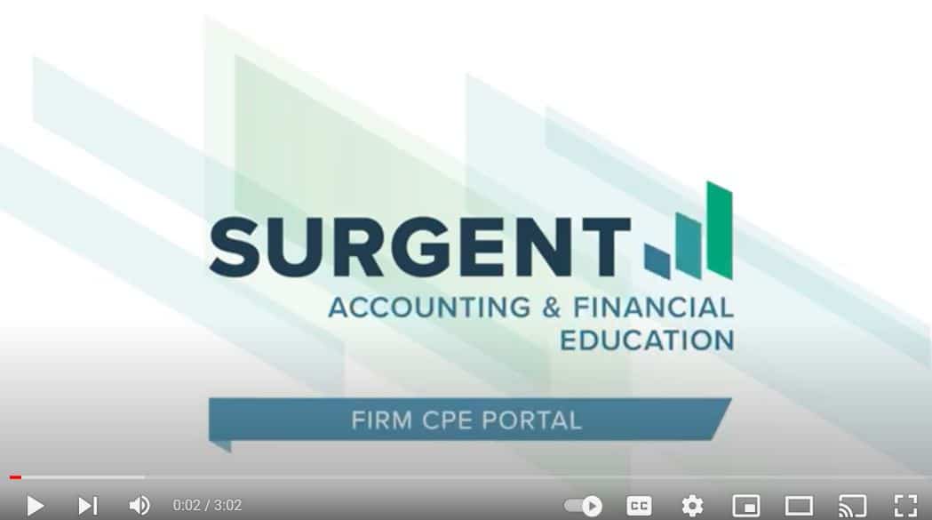 Continuing Professional Education with Surgent