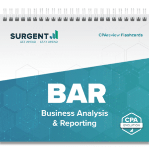 CPA Review Flash Cards: Business Analysis & Reporting (BAR)